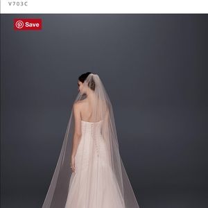Cathedral wedding veil
